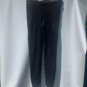 Black Nike Pro Leggings With Ankle Strap